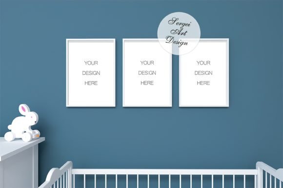 Download Set of 3 Digital Frames, A3 Frame Mockup - Digital Collection