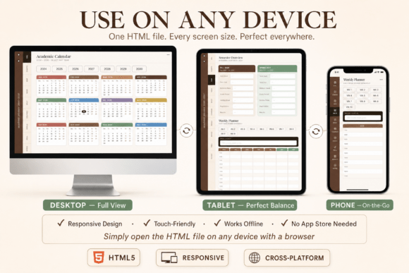 Download Aesthetic Digital Planner 2026–2030 - Digital Collection