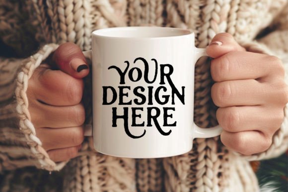 Download Blank Mug Mockup Winter White Coffee Mug - Blank mug mockup Collection