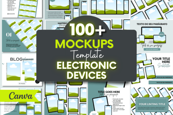 Download Digital Product Mockup, Canva Mockup - Digital Collection